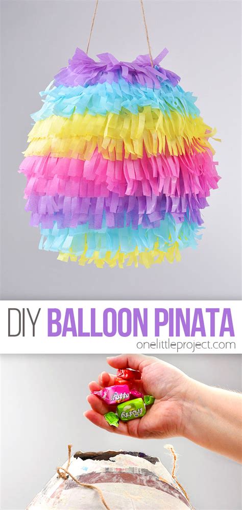 How to Make a Pinata With a Balloon .